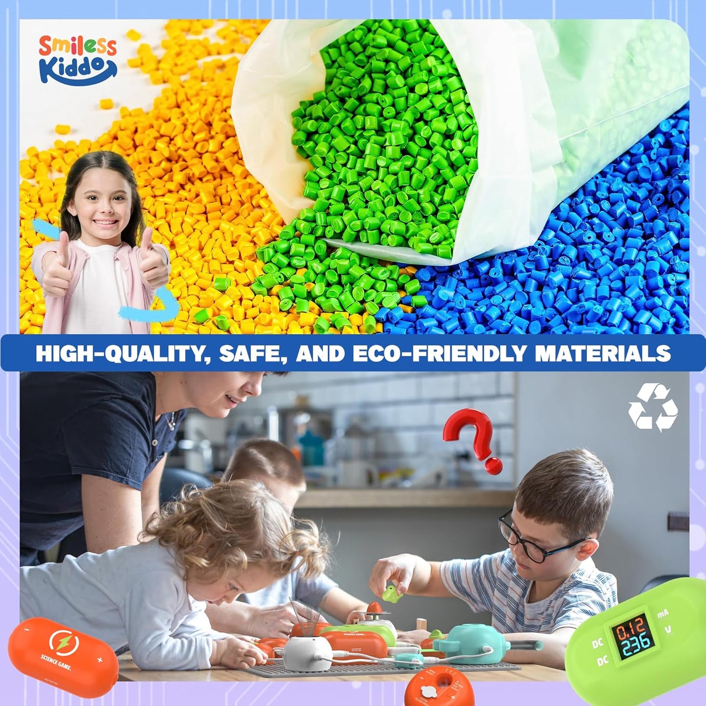 Science Kits for Kids - STEM Kits for Kids, Electronics Exploration Kit, over 420 Projects, 35 Circuit Parts, STEM Educational Toy Gifts for Kids Boys Girls Ages 3 4 5 6 7 8 9 10 11 12