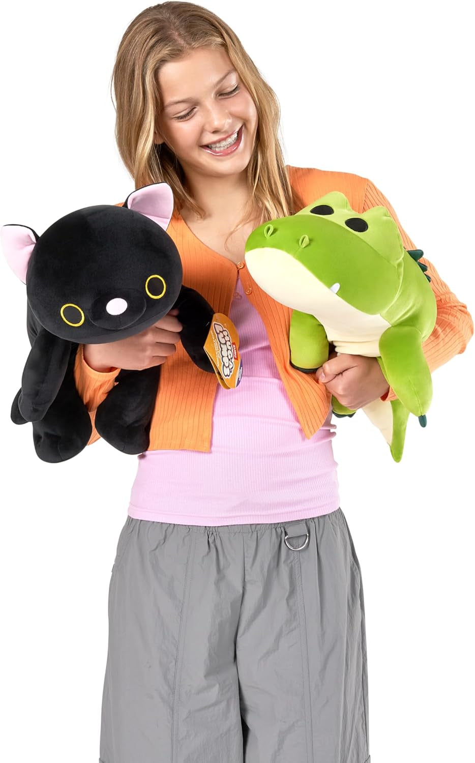 Kitty(Cleo) Weighted Plush 3.3 Lbs, Cuddly, Squishy, Comfort Plush, Anti-Stress by