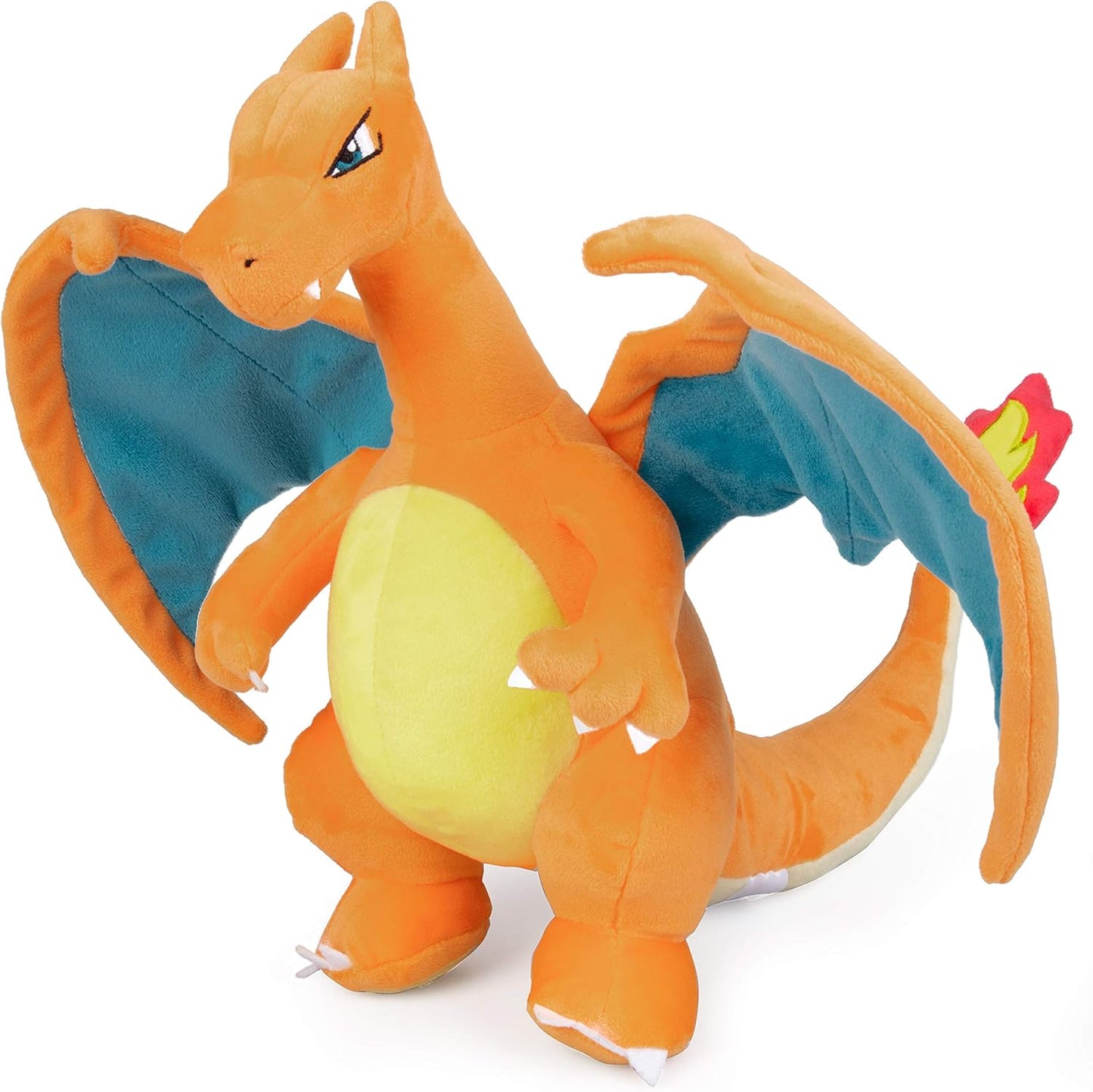 Pokémon 12" Large Charizard Plush - Officially Licensed - Charmander Evolution - Authentic Soft Stuffed Animal Toy Figure - Easter Basket Stuffer Gift for Kids, Boys, Girls - 2+