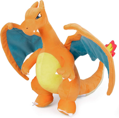Pokémon 12" Large Charizard Plush - Officially Licensed - Charmander Evolution - Authentic Soft Stuffed Animal Toy Figure - Easter Basket Stuffer Gift for Kids, Boys, Girls - 2+