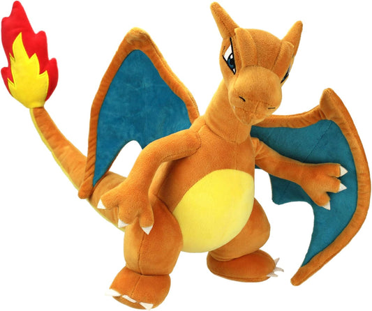 Pokémon 12" Large Charizard Plush - Officially Licensed - Charmander Evolution - Authentic Soft Stuffed Animal Toy Figure - Easter Basket Stuffer Gift for Kids, Boys, Girls - 2+