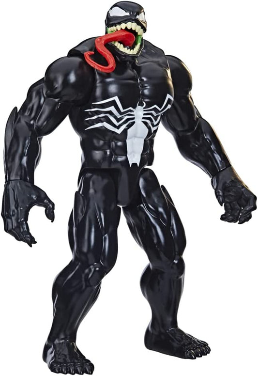 Titan Hero Series Deluxe Venom Toy 12-Inch-Scale Collectible Action Figure, Kids Ages 4 and Up