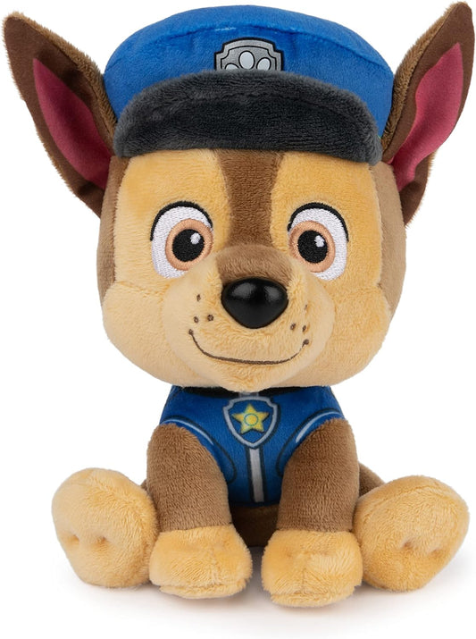 Official PAW Patrol Chase in Signature Police Officer Uniform Plush Toy, Stuffed Animal for Ages 1 and Up, 6" (Styles May Vary)