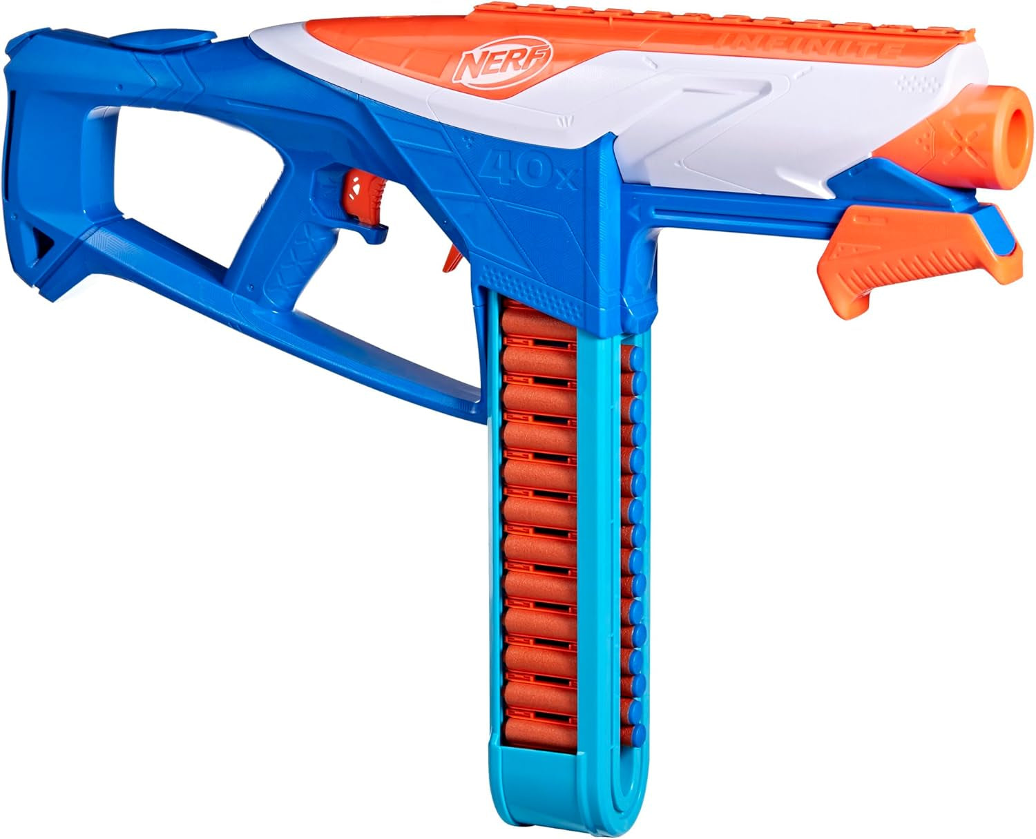 N Series Infinite Dart Blaster, 80  N1 Darts Compatible Only with  N Series Blasters, 40 Dart Fast Load Battle Belt, Ages 8+