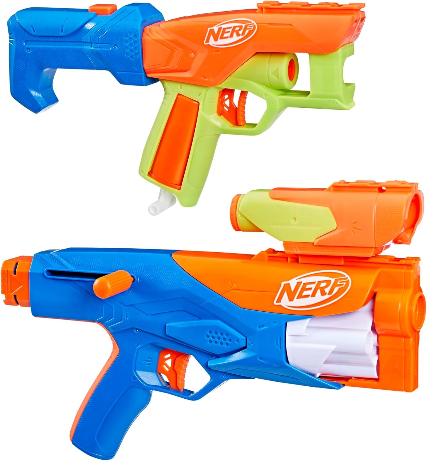 N Series Gear up Pack, 3X Blasters, 18  N1 Darts Compatible Only with  N Series Blasters, Kids Gifts, Outdoor Games, Ages 8+