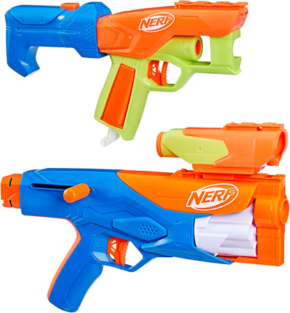 N Series Gear up Pack, 3X Blasters, 18  N1 Darts Compatible Only with  N Series Blasters, Kids Gifts, Outdoor Games, Ages 8+