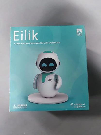 Eilik - Cute Robot Pets Toys with Abundant Emotions, Animations & Mini-Games, Your Perfect Desk Touch Interactive Companion, Holidays & Birthdays Gifts for Girls & Boys.