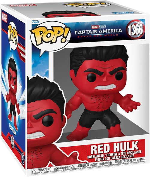 POP Super: Captain America - Brave New World - Red Hulk - Collectable Vinyl Figure - Gift Idea - Official Merchandise - for Kids & Adults - Movies Fans - Model Figure for Collectors