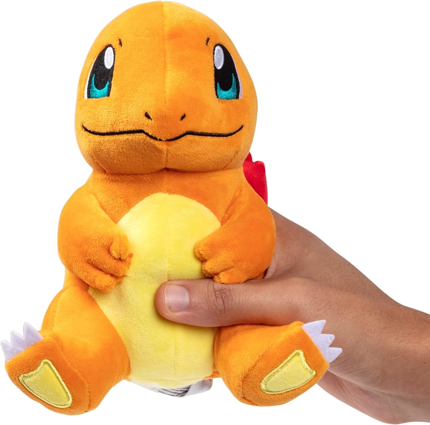 8" Plush Starter 3-Pack Charmander, Squirtle, Bulbasaur - Generation 1 Figure Set - Officially Licensed - Stuffed Animal Toy - Easter Basket Stuffer Gift for Kids, Boys, Girls - 2+