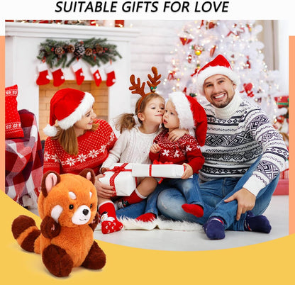 Cute Red Panda Plush Toy Red Panda Stuffed Animal Panda Plushie Gift for Girlfriend Kids Birthday 9" Red Panda Stuffed
